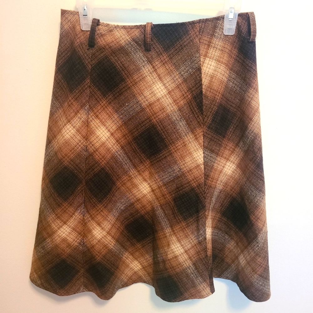 Vintage Argyle Skirt